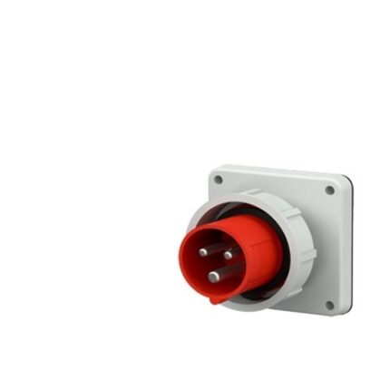 ENCHUFE EMPOTRABLE 16AMP 3P+T 415V ROJO 6H IP67 MENNEKES