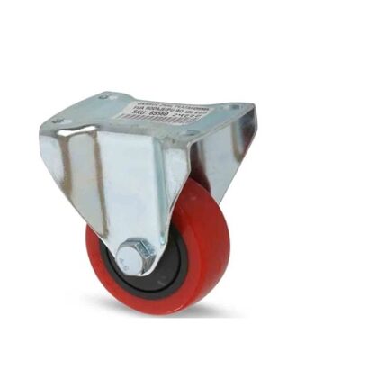 Garrucha plataforma fija rodaje PVC-Metal