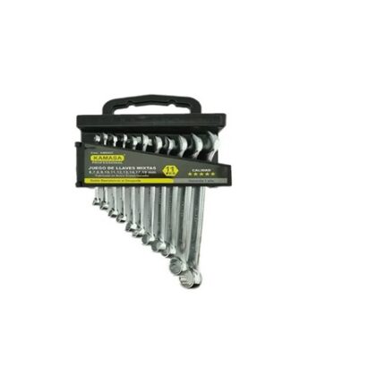 JUG LLAVE MIXTO 11pCS 6-19MM -  KAMASA