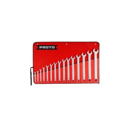 LLAVE MIXTA SATINADA JGO X 15 PZAS PULGADAS 12PT  PROTO